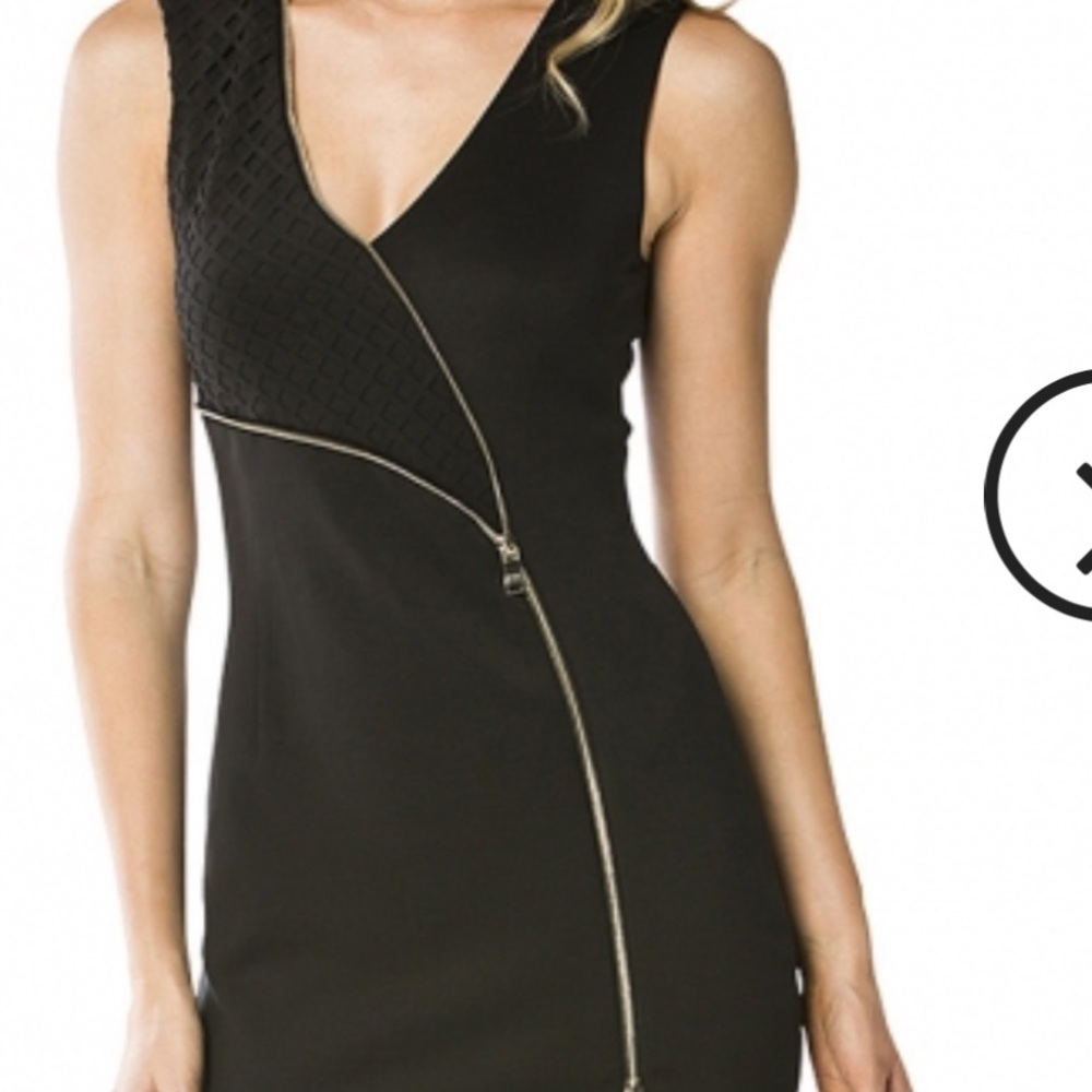 Beautiful black zipper dress